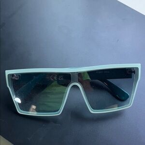 New Shield Sunglasses in Light Blue